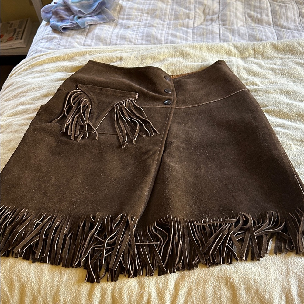 Sullivan of Albuquerque suede skirt